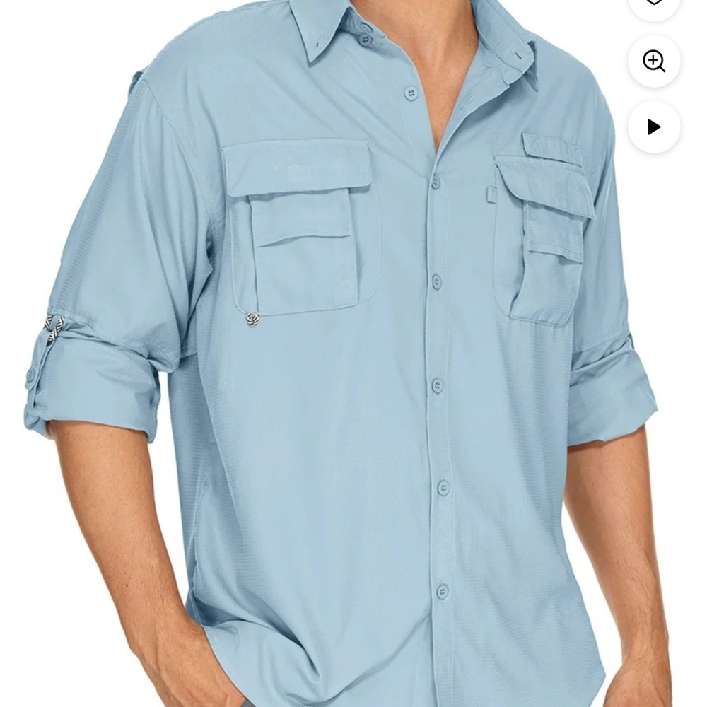 Light Blue Button-Up Shirt